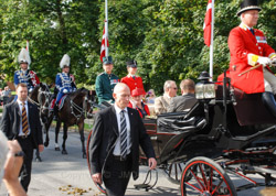 Hendes Majestæt Dronningen og Hans Kongelige Højhed Prinsgemalens besøg i Grindsted d. 3. september 2012